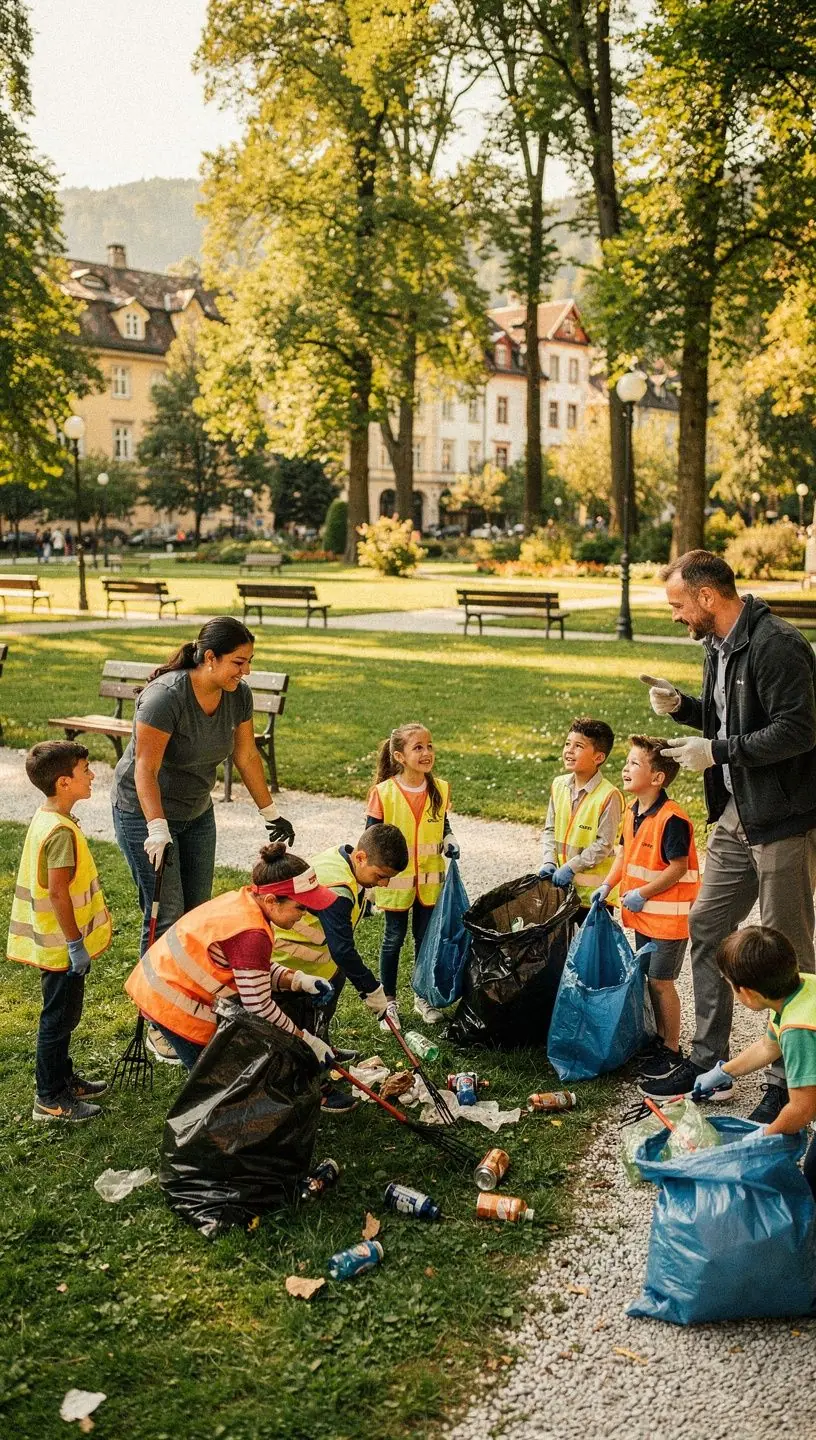 Ein Lehrer erklärt den Schülern die Prinzipien der erneuerbaren Energien während eines Online-Kurses.