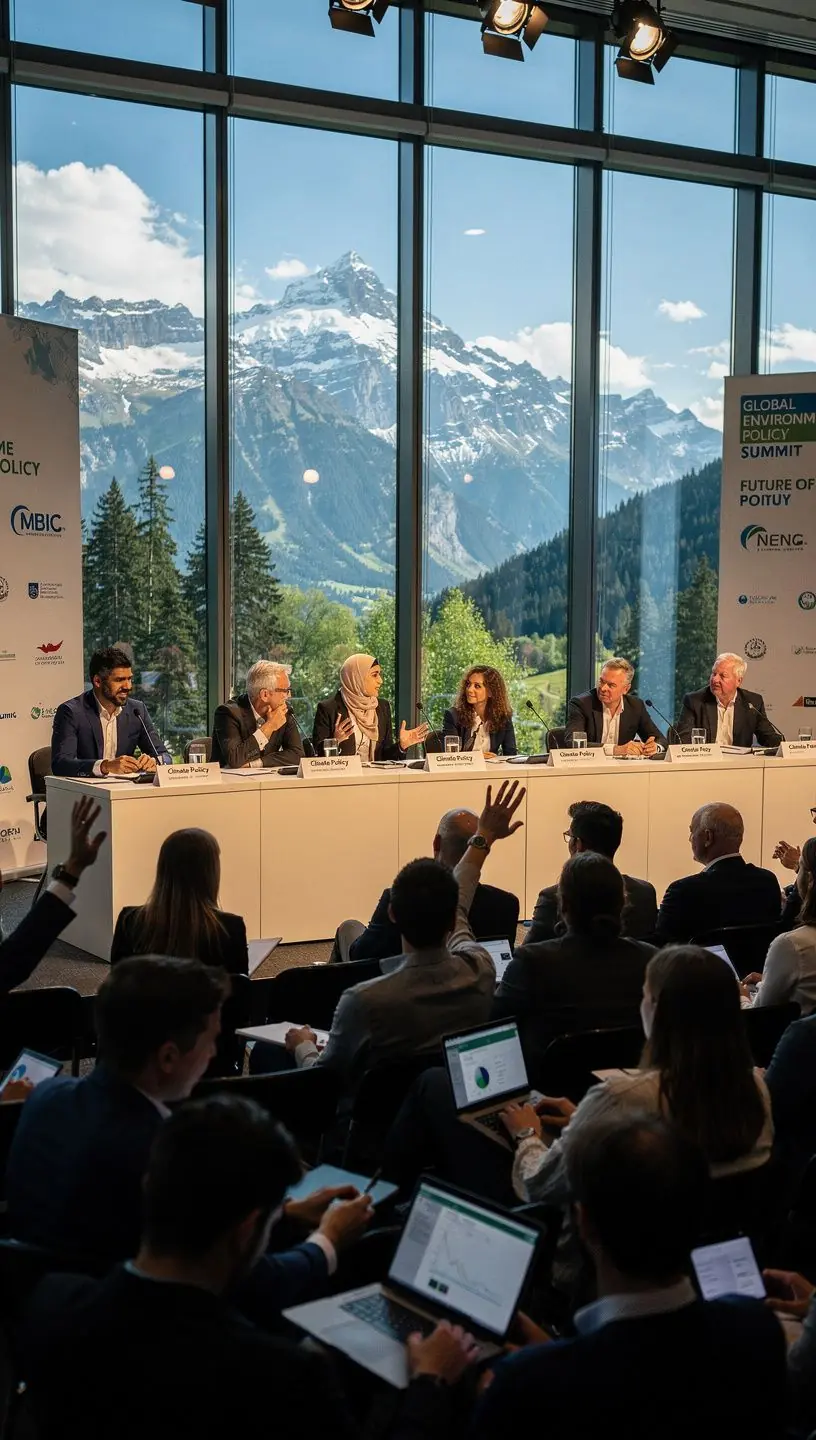 Ein Lehrer erklärt den Schülern die Prinzipien der erneuerbaren Energien während eines Online-Kurses.