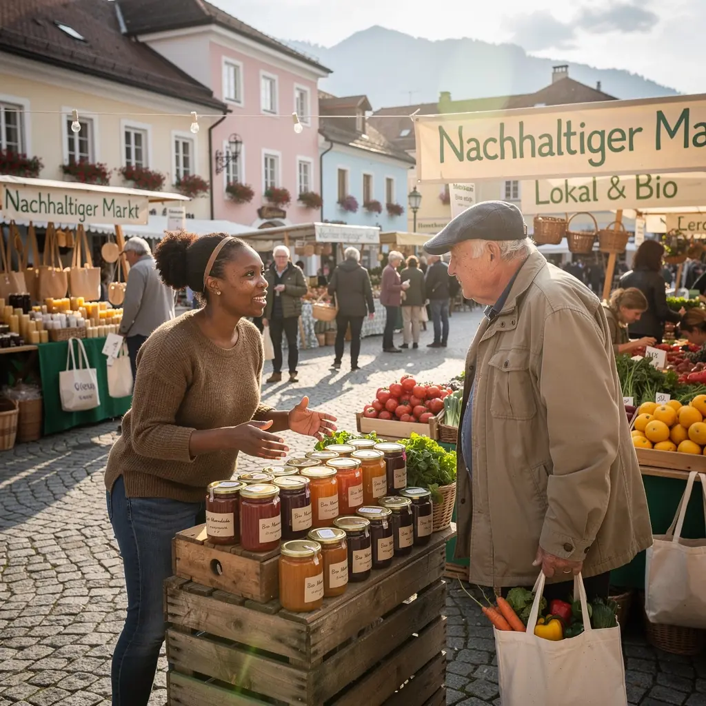 Ein Lehrer erklärt den Schülern die Prinzipien der erneuerbaren Energien während eines Online-Kurses.